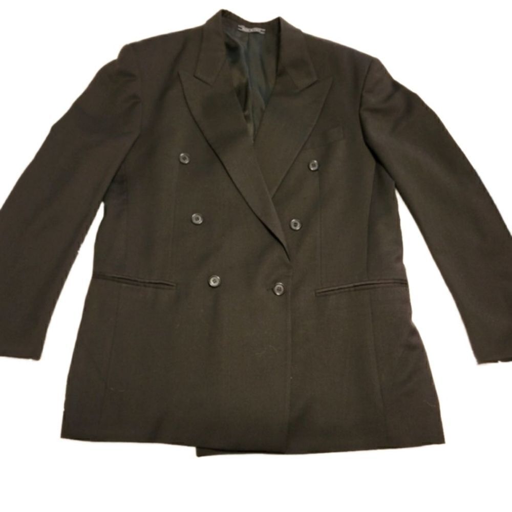 Vito rufolo Blazer  Men's Sz 42 Long Black